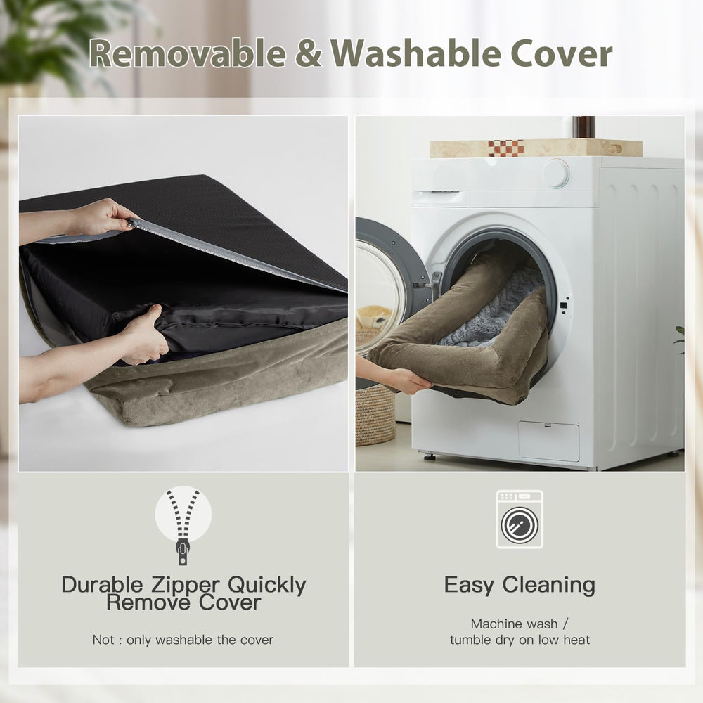 Funda lavable WNPETHOME XXL con cremalleras desmontables para lavar fácilmente