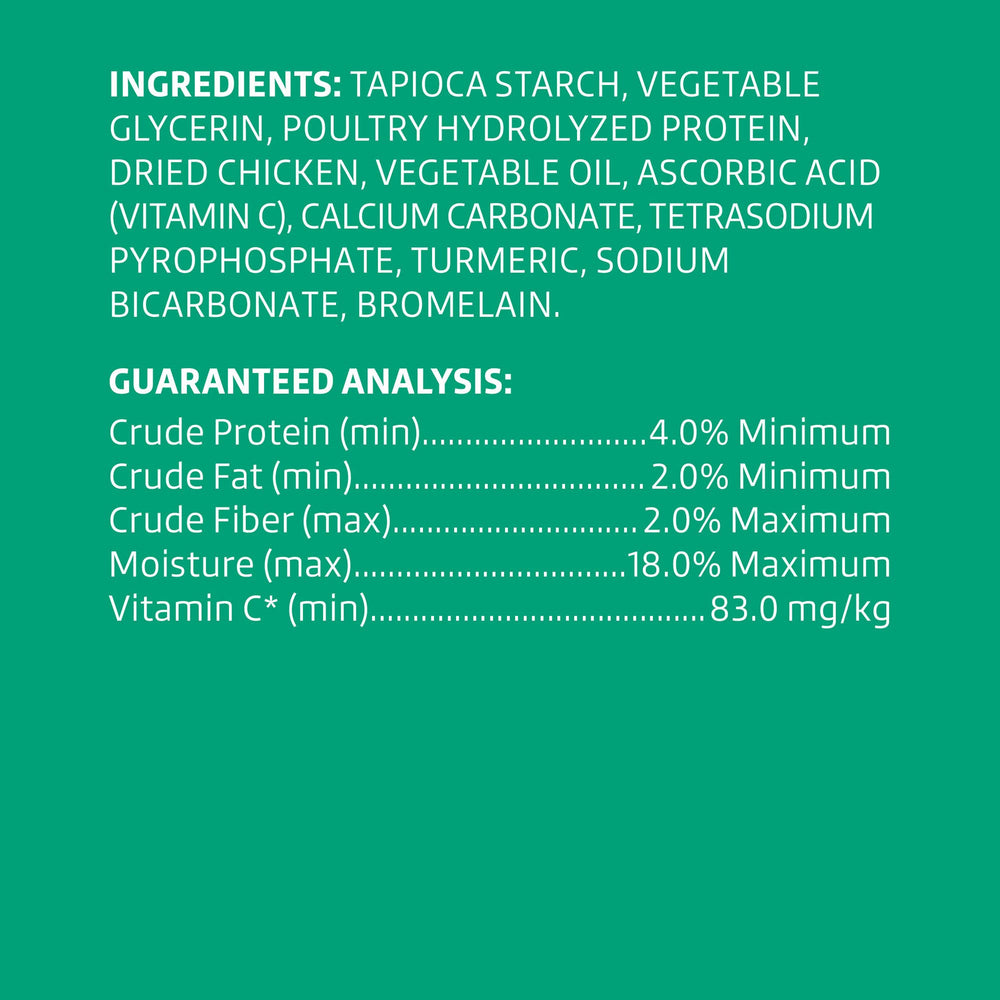 Wonder Bound bâton dentaire poulet: vitamine C pour le bien-être.