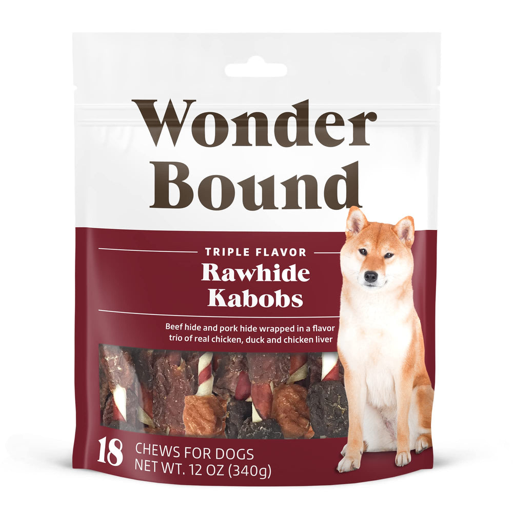 Wonder Bound Kabobs para perros porciones sabrosas con pollo pato hígado