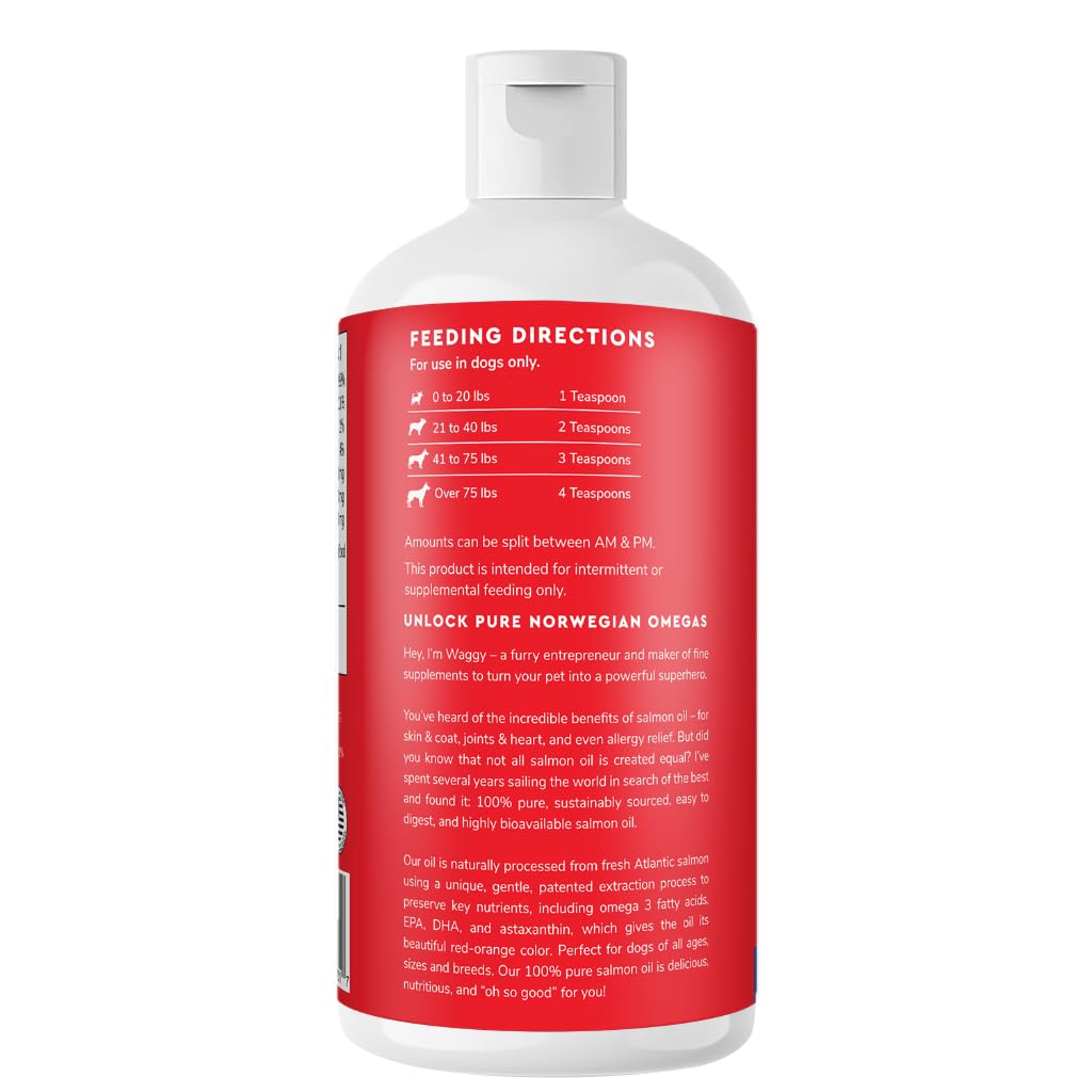 Wonder Paws Aceite de salmón certificado NASC; control de calidad disponible.