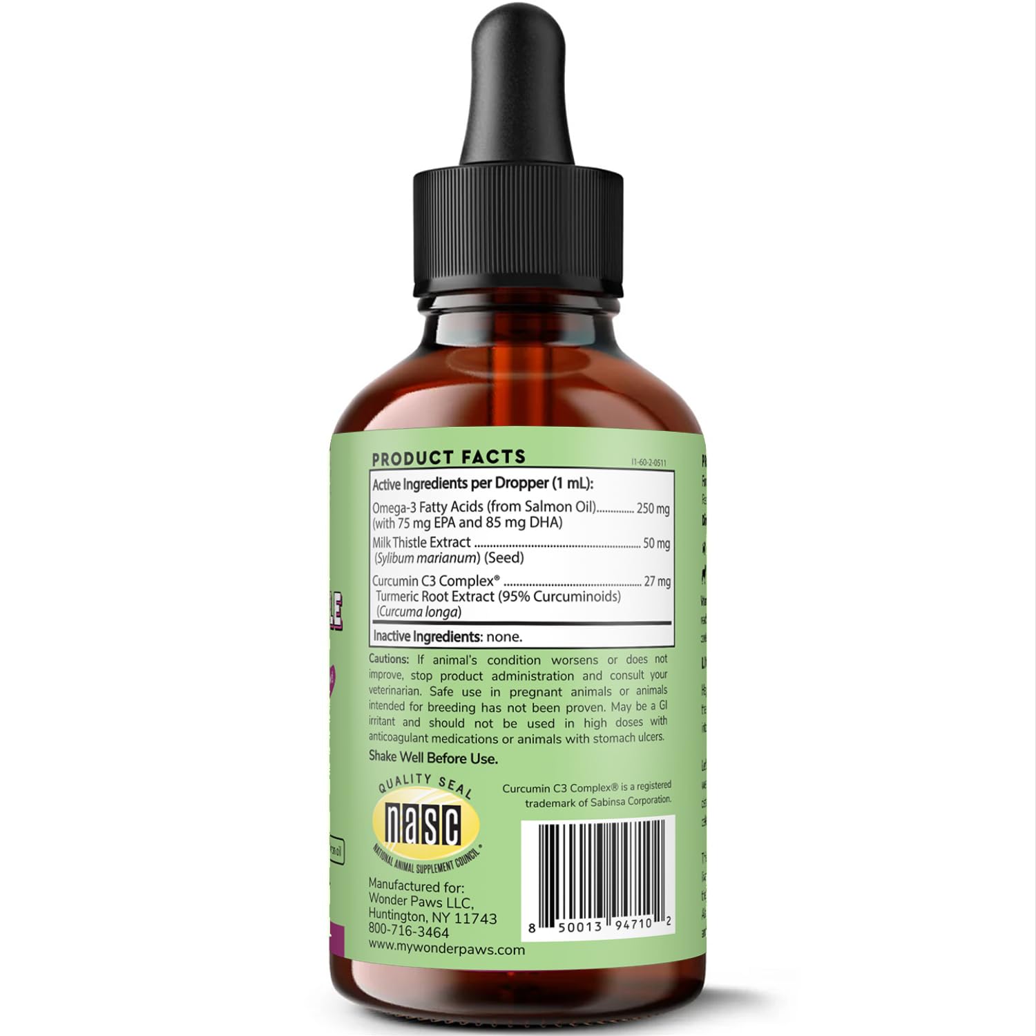 Wonder Paws Aceite Salmón Salvaje dispensador: aporta omega 3 para piel y pelaje.