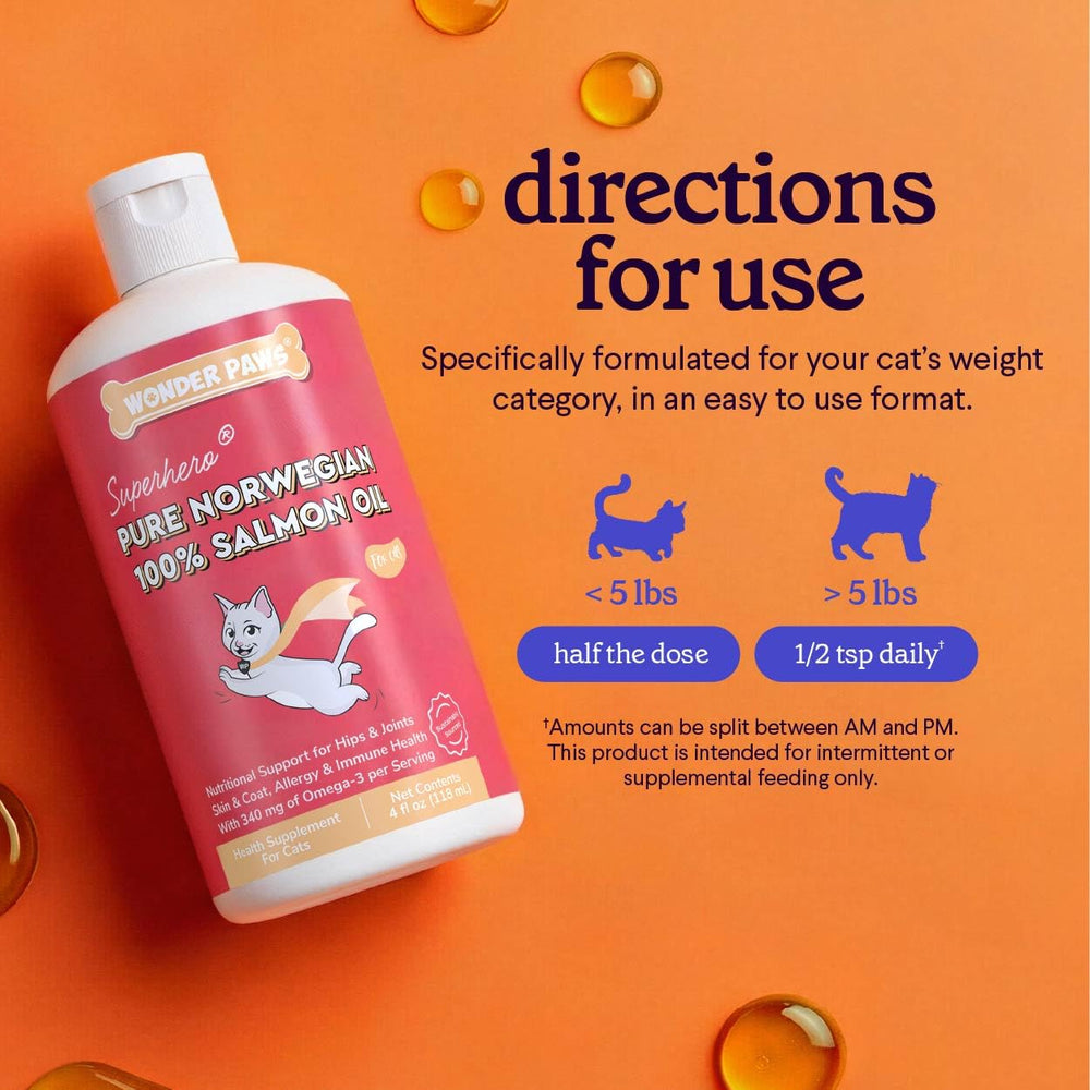 Wonder Paws Aceite Salmón Sin Sabor, complemento fácil de usar