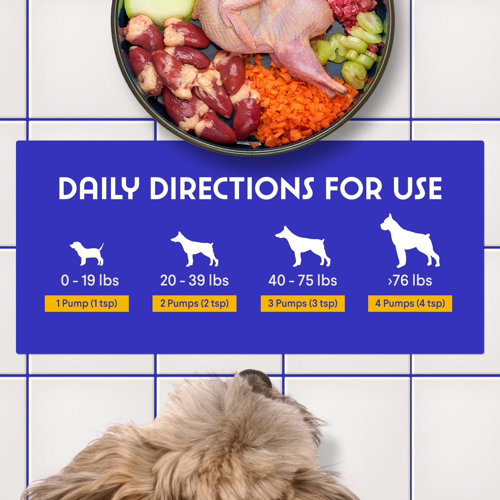 Wonder Paws flexibilidad articular mejorada en perros con suplemento.