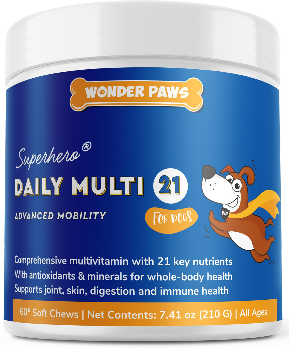 Wonder Paws masticables diarios para perros: apoyo articulaciones y piel saludable