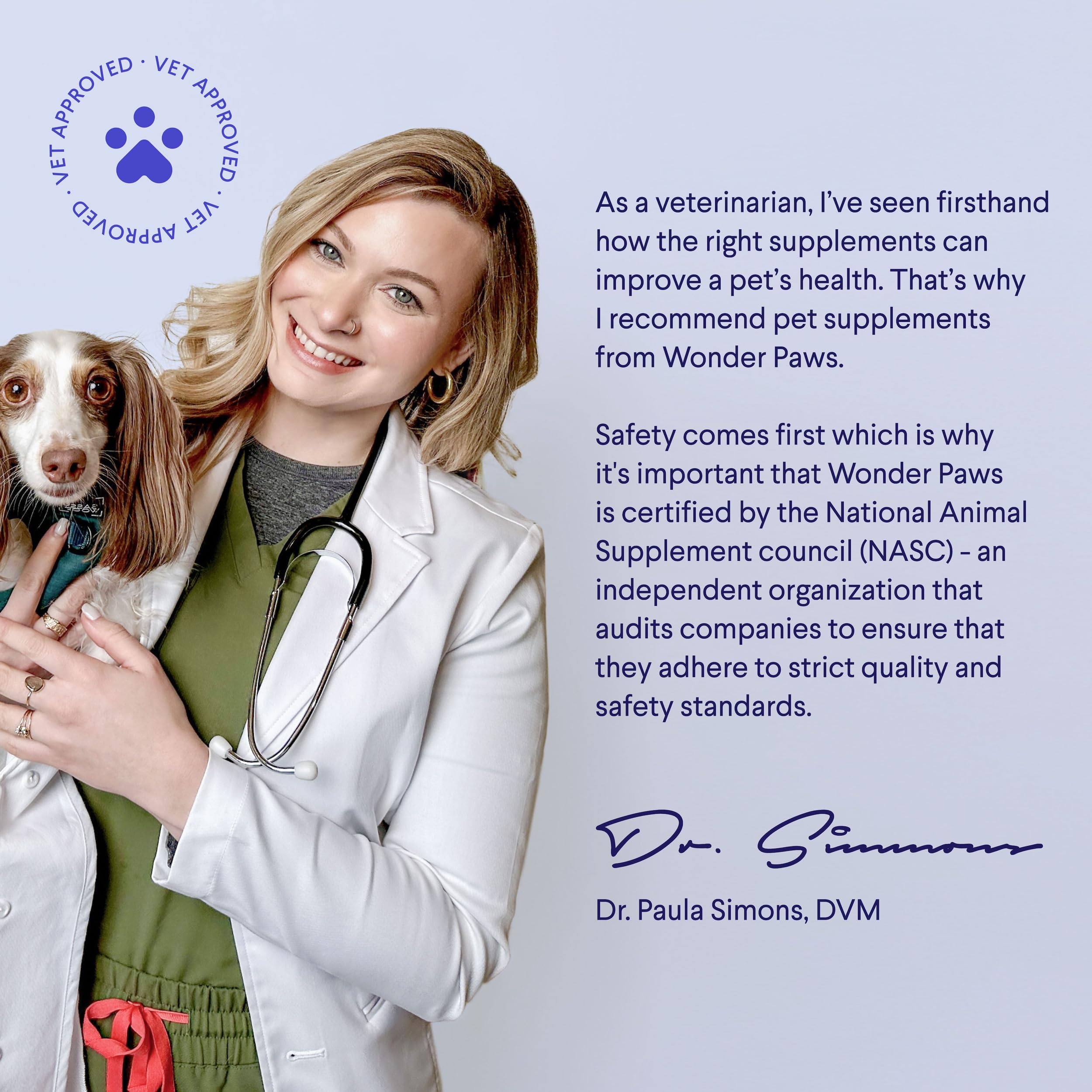 Wonder Paws Probiotics GanedenBC30, refuerza la microbiota intestinal.