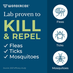 Uso en interior de casa con Wondercide Rose para controlar insectos.