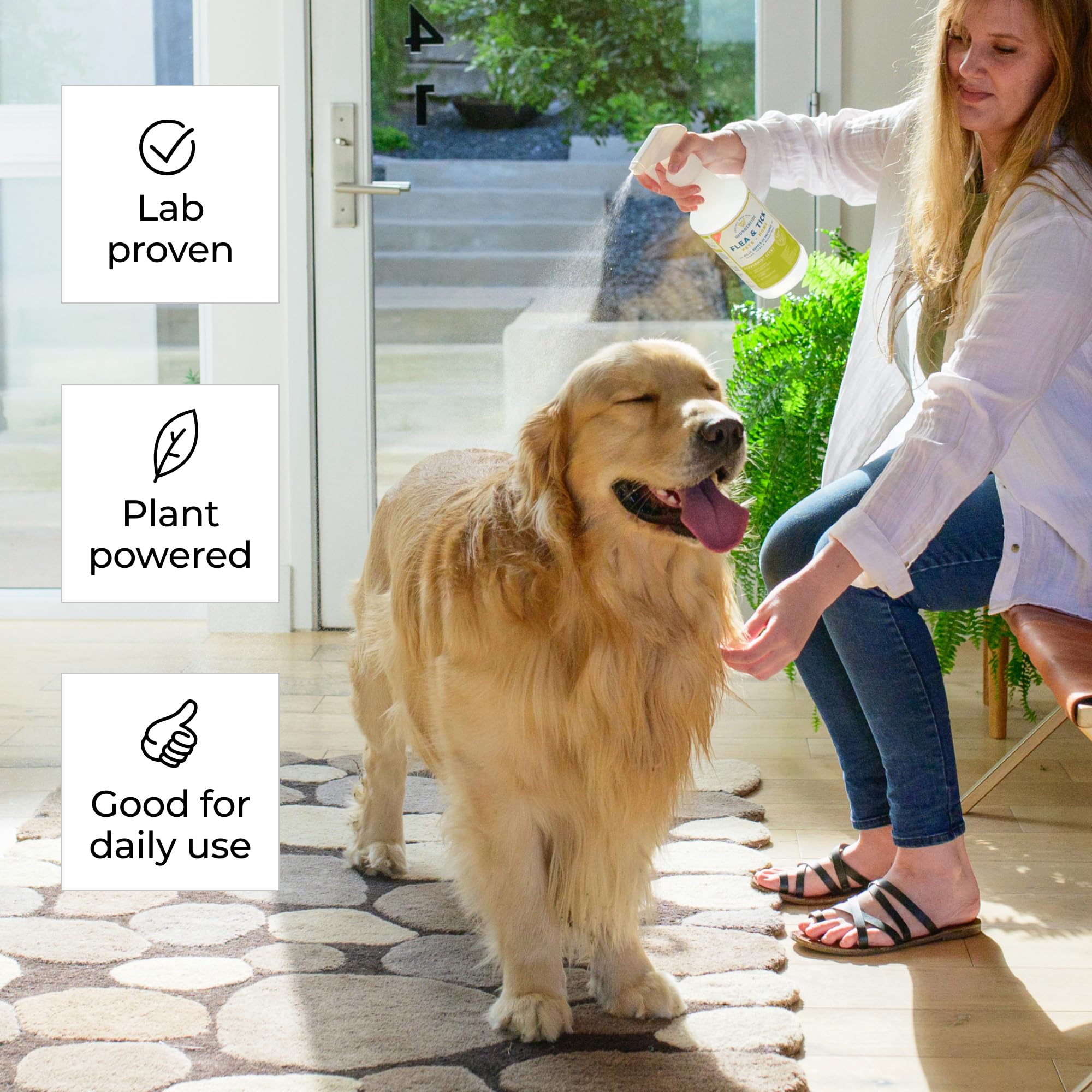 Solución 3 en 1 alimentada por plantas para casa y mascotas