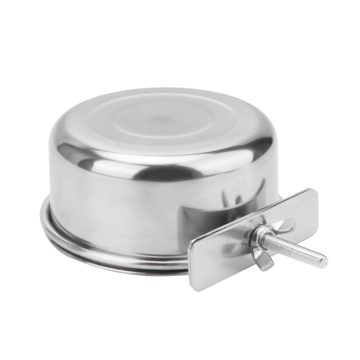 Bebedero Wontee de acero inoxidable para perro, gato y pajaro.