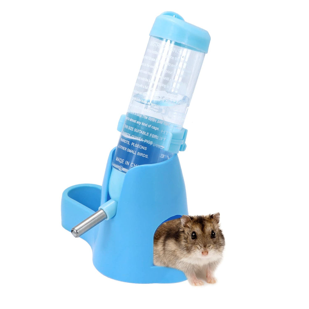 Wontee dispensador 125ml azul, instalación rápida en la jaula.