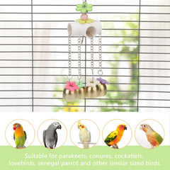 Wontee juguete para aves fomenta juego y estimulación mental