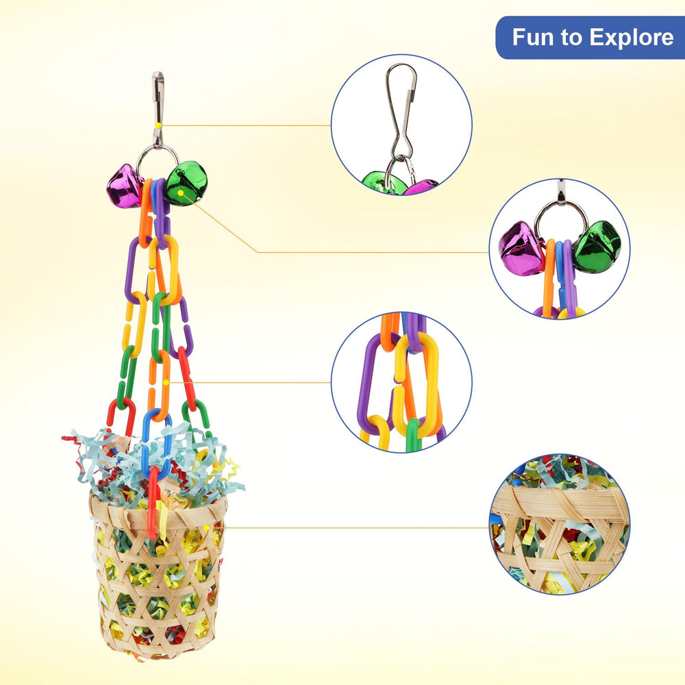 Wontee papeles coloridos crujientes, estimulantes para juego y exploración.