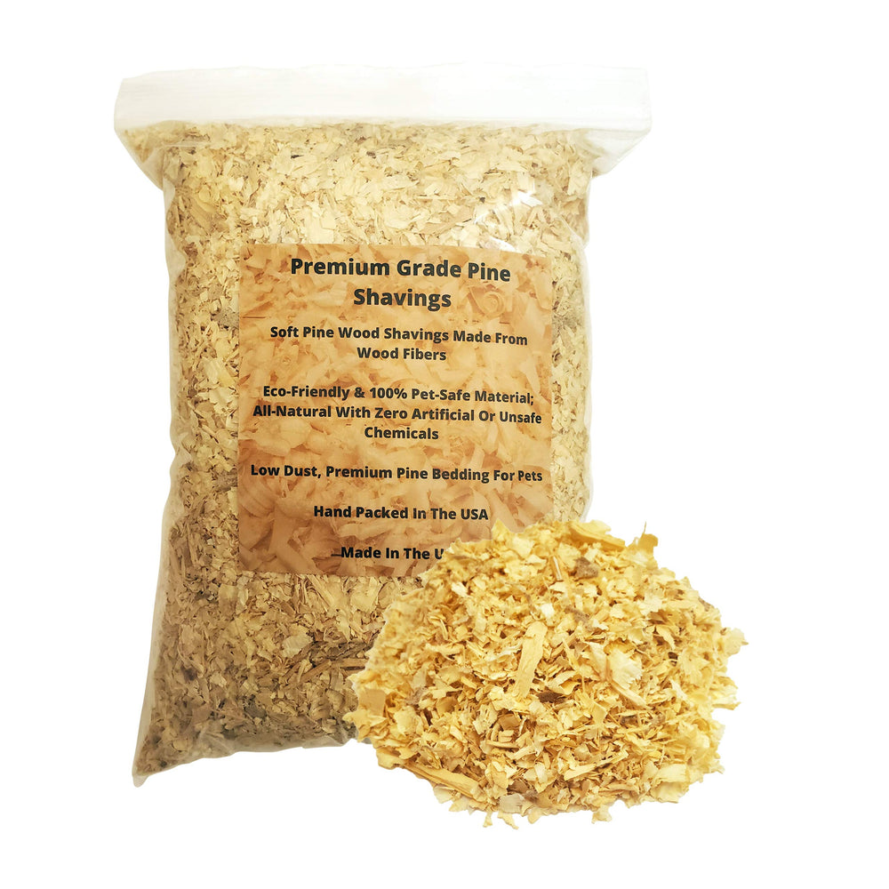 Wood Smith USA Litière Pin Premium — texture douce et confortable pour petites pattes.