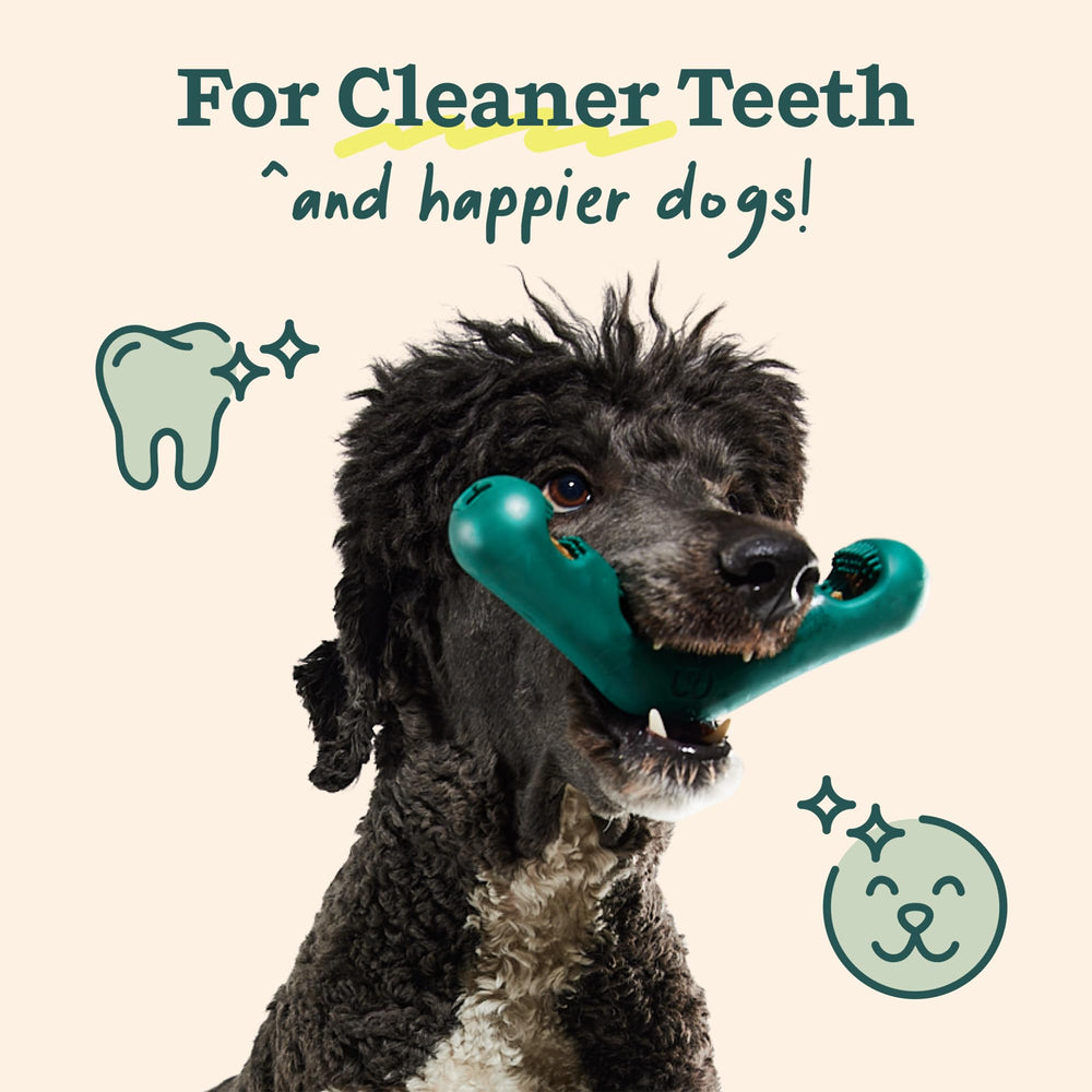 WOOF Bite n' Brush: limpieza de dientes prolongada para perros de tamaño medio y grande