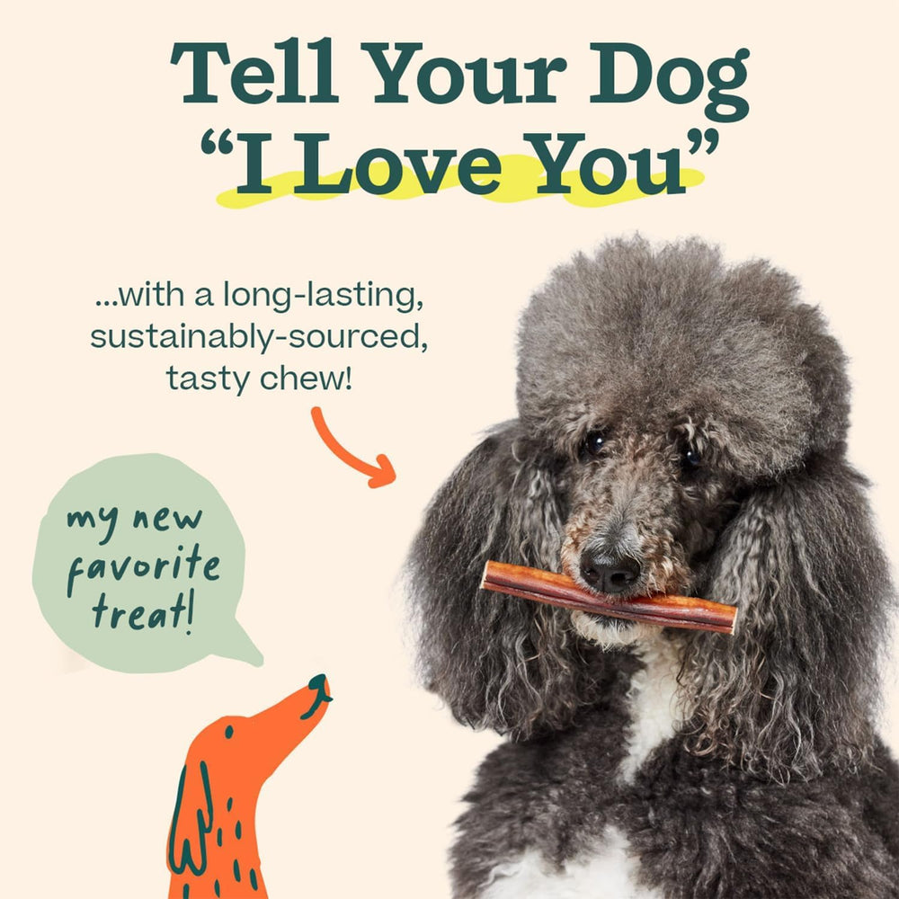 WOOF Bully Sticks aptos para todos los tamaños de perros