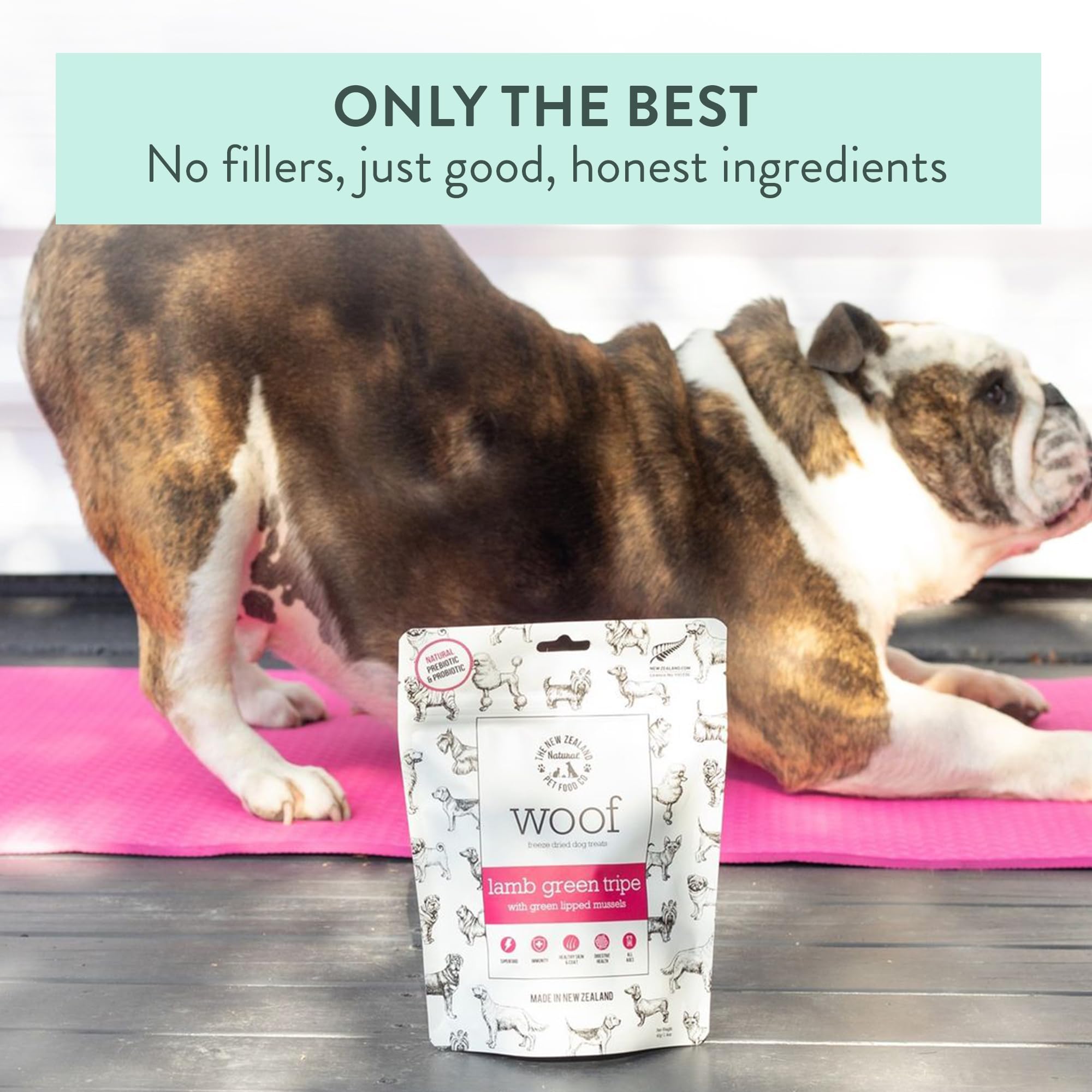 Sans additifs artificiels, sans gluten ni céréales, pour chiens sensibles.