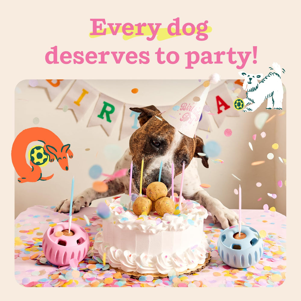WOOF Party Pupsicle diseñado en Denver, Colorado para mascotas felices.