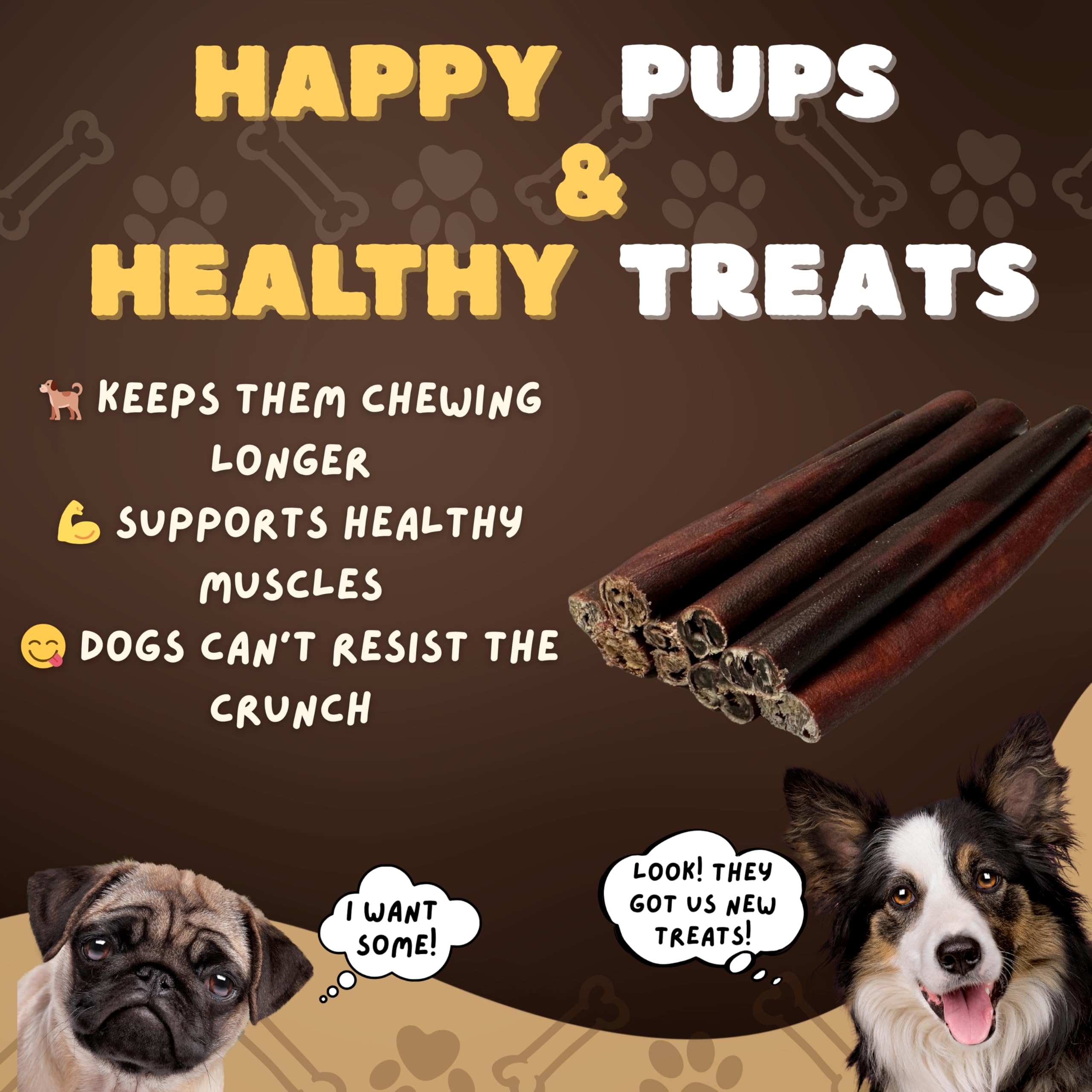 Woofley's palitos de colágeno para perros, opción diaria de masticación para perros activos.
