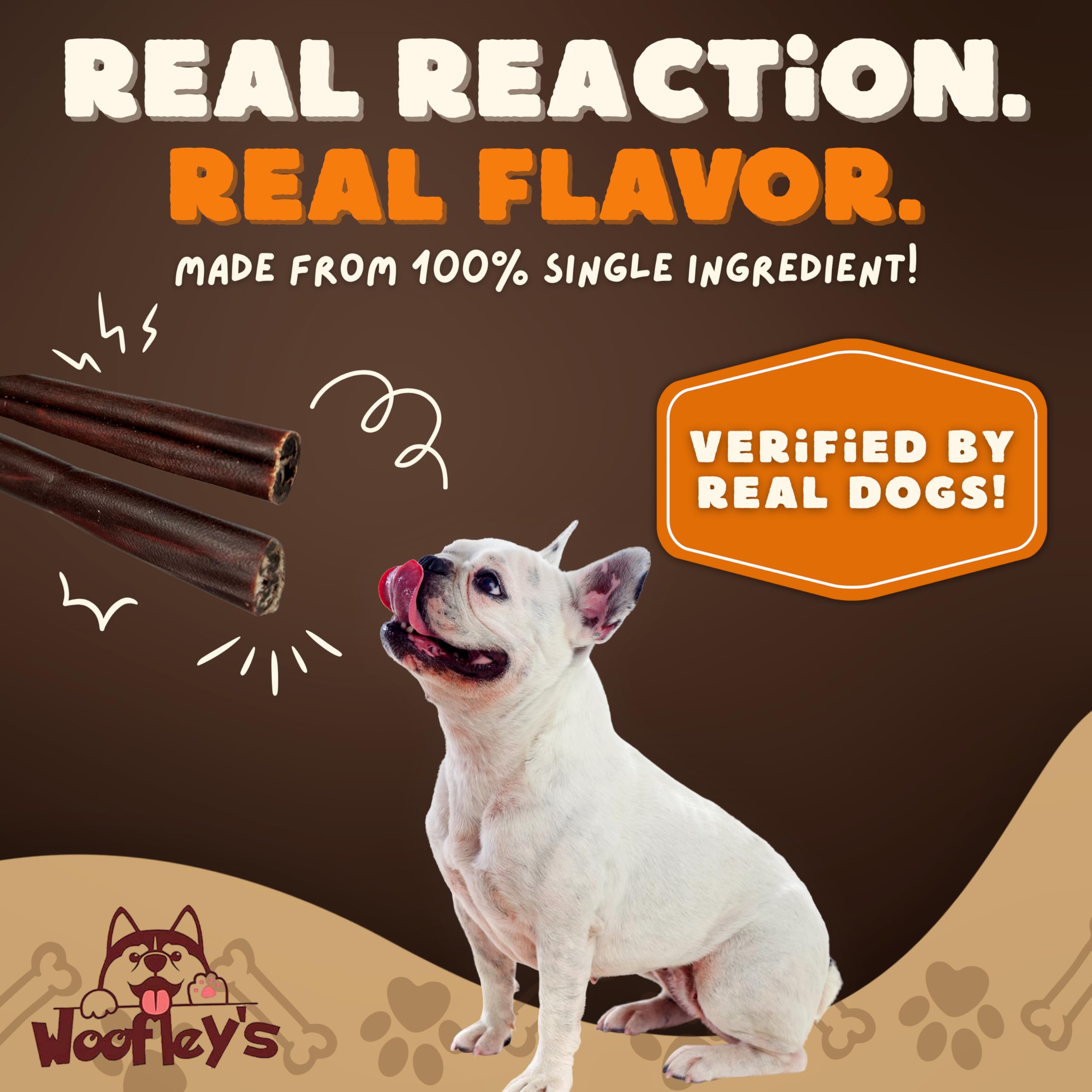 Woofley's snack de colágeno para perros, mantiene ocupados durante descansos y paseo.