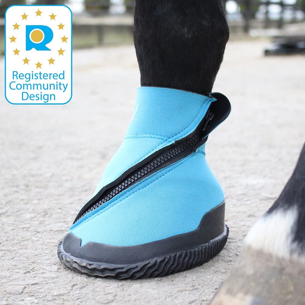 Woof Wear Bota Médica para Casco, uso en establo, protege zonas sensibles durante curas.