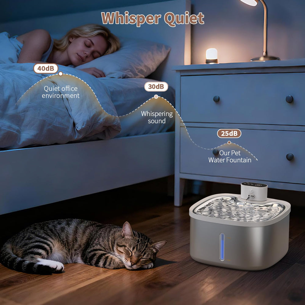 Diseño higiénico y seguro para interiores con mascotas curiosas.