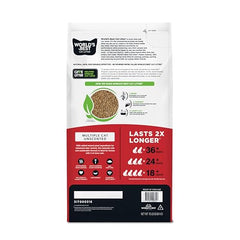 World's Best Cat Litter control de olor duradero, ideal para múltiples felinos.