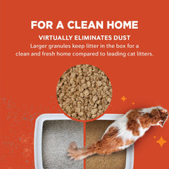 World's Best Cat Litter-desechable-septico facilita desecho seguro.