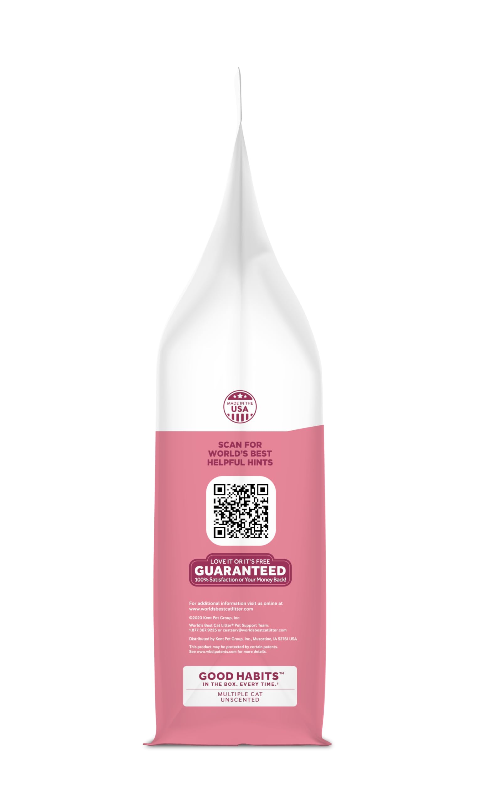World's Best Cat Litter polvo cero para menos polvo en patas y muebles