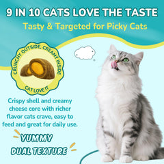 Woyamay Gatos 4-en-1 envase en jarra, almacenamiento fácil
