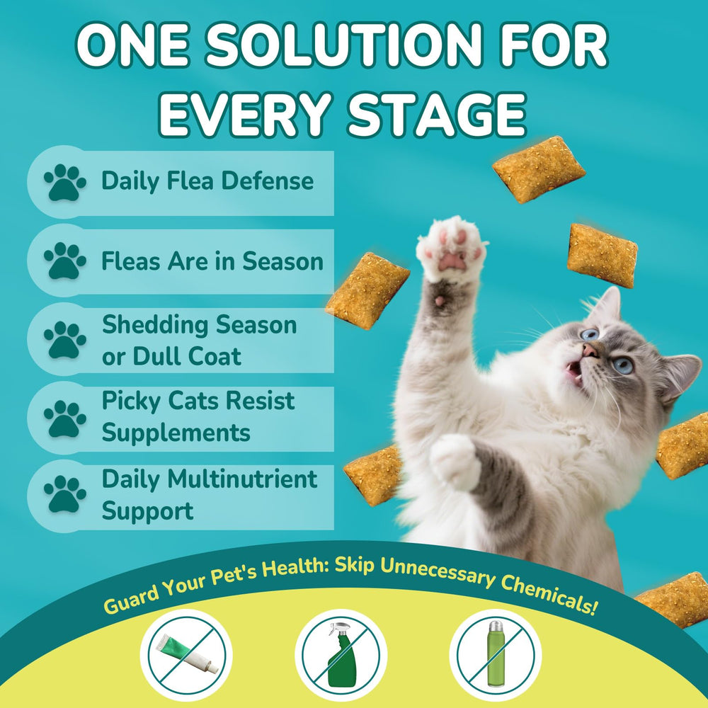 Woyamay Gatos 4-en-1 soporte digestivo y absorción de nutrientes