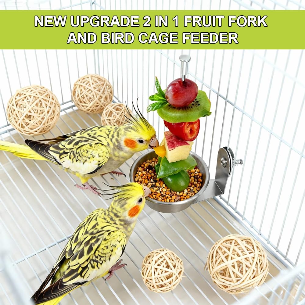 Acero inoxidable 304 de WQY GroceryShop, duradero y seguro para aves.
