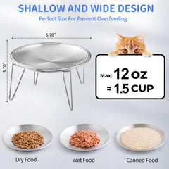 WROSWT tazón de acero inoxidable 304, duradero y seguro para comidas