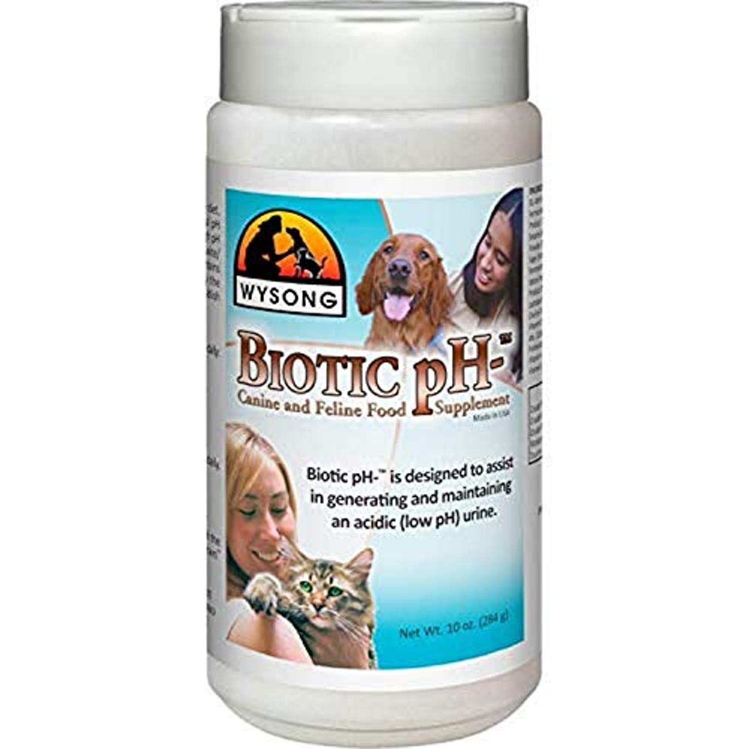 Wysong Biotic pH- botella de suplemento para perros y gatos para apoyar la salud urinaria