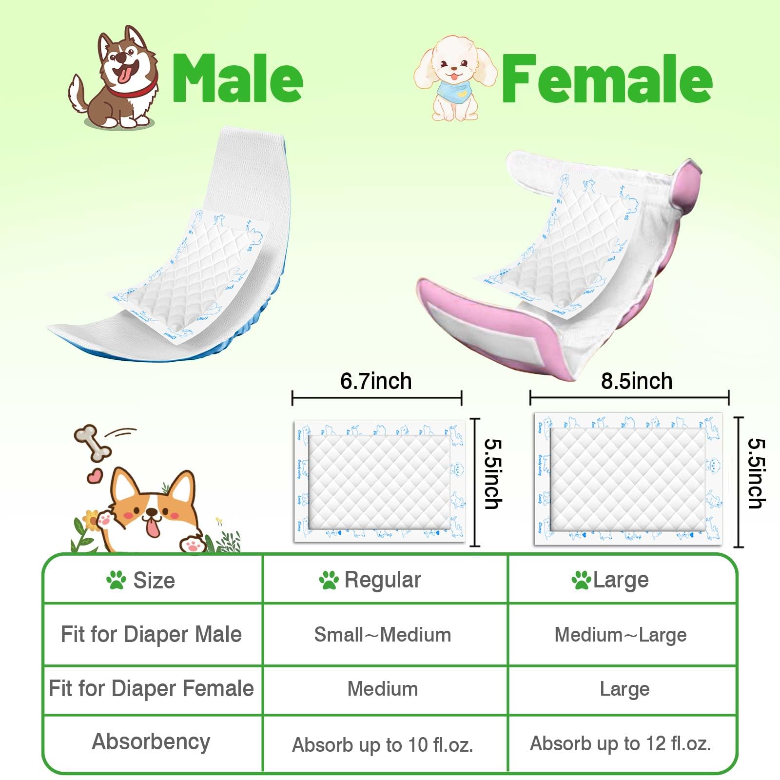 Xfire tallas S/M y Large compatibles con pañales caninos