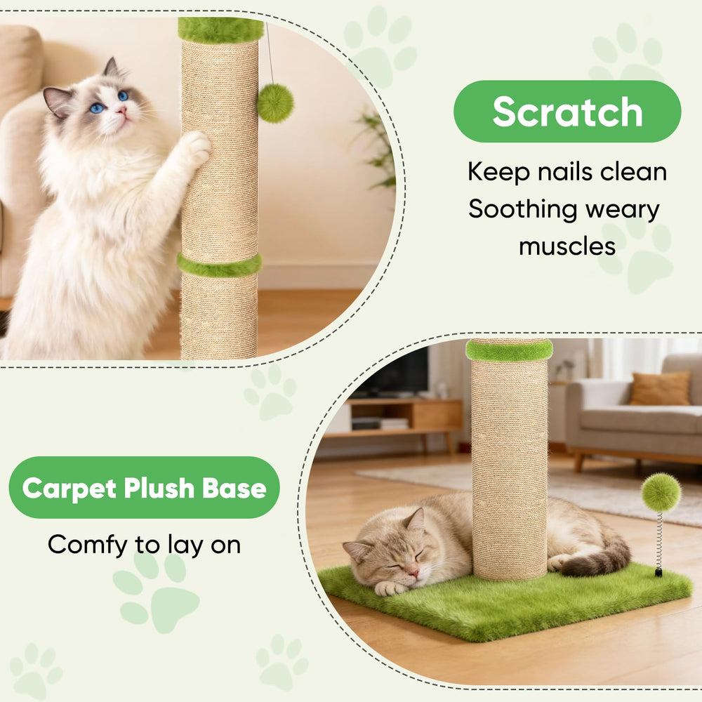 XiaZ poste sisal 2-8 pulgadas ideal para gatos pequeños