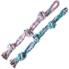 XIGOU juguete de cuerda para perros, enfoque nudo, ideal para masticar.