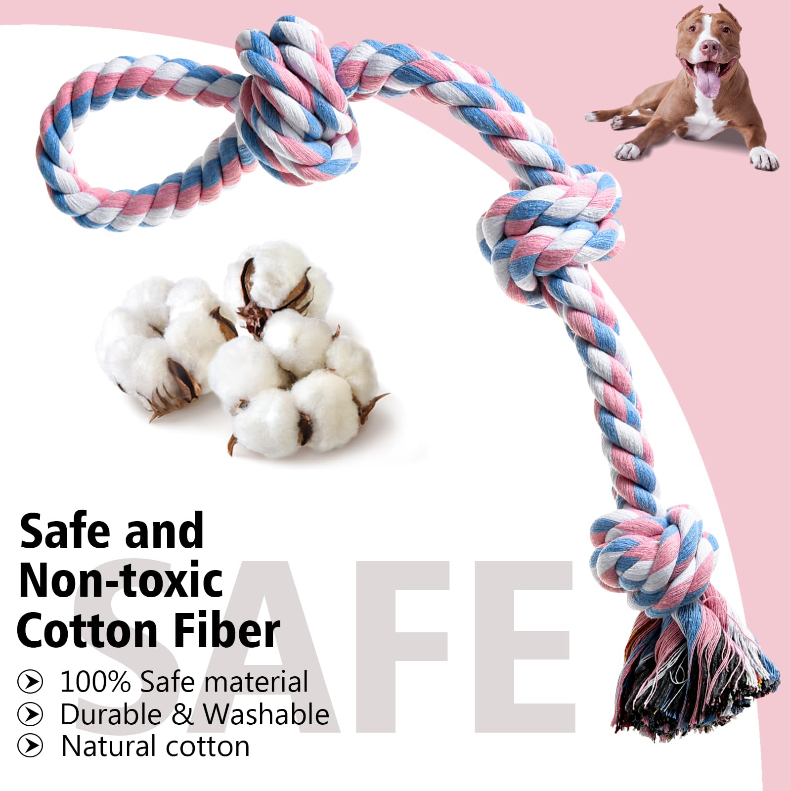 XIGOU Juguete dental de cuerda para limpieza suave entre dientes