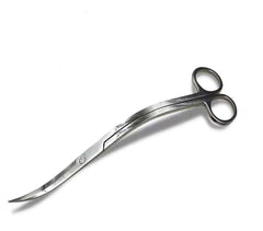 Tijeras XILEWHZF para acuario con curvatura y punta afilada, poda precisa.