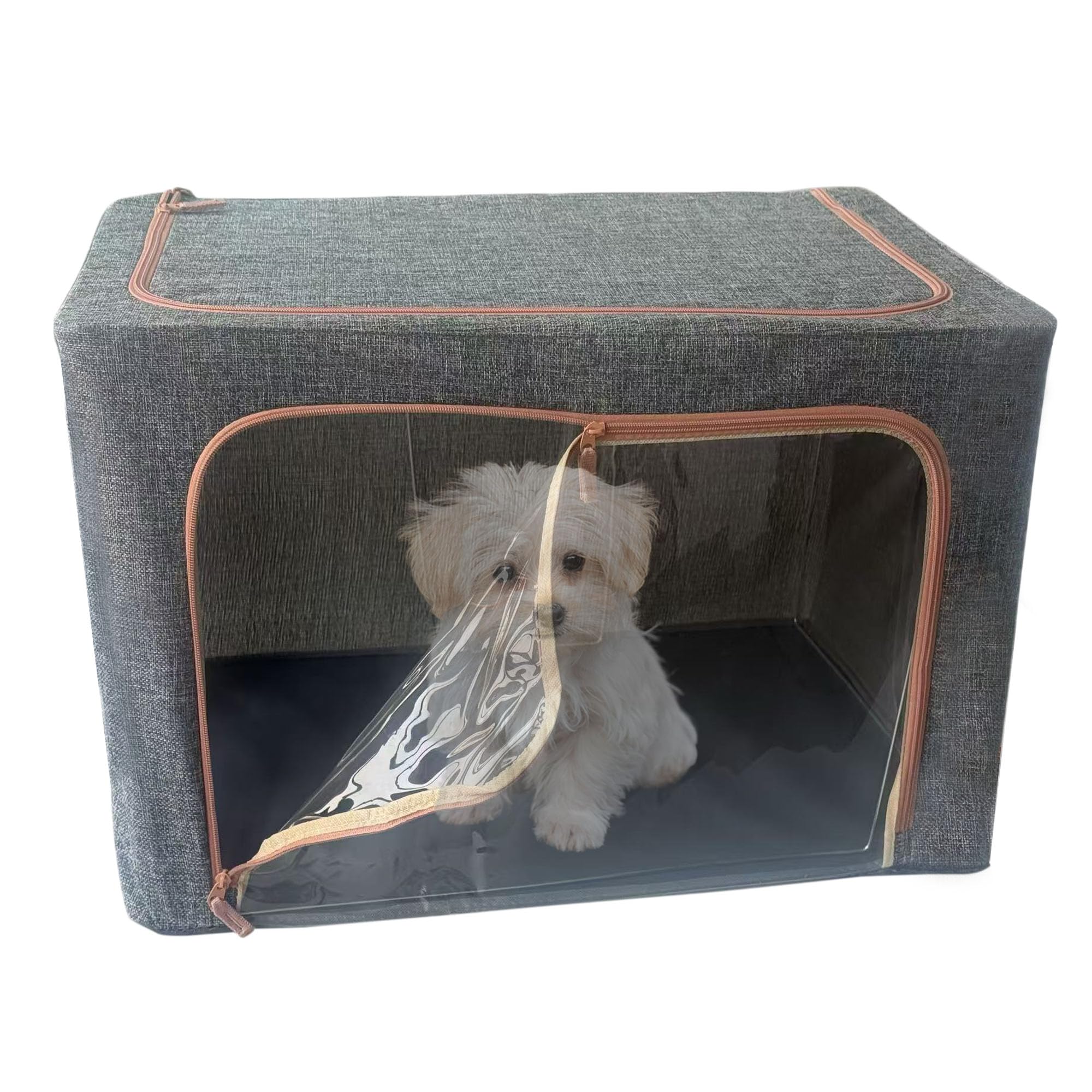 XingRuiTai incubadora para cachorros con caja de oxigeno para revisar al animal.