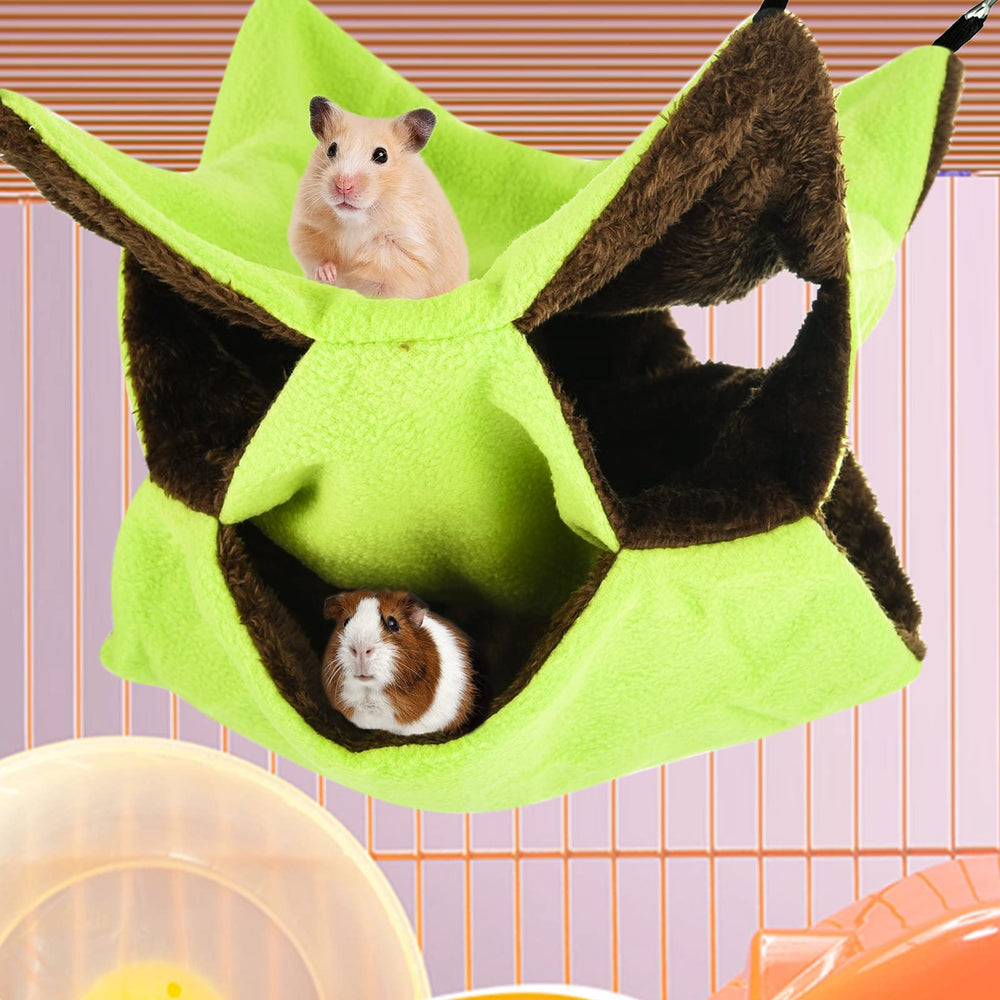 XINRUI Hamaca amplia para varias mascotas dentro de la jaula.