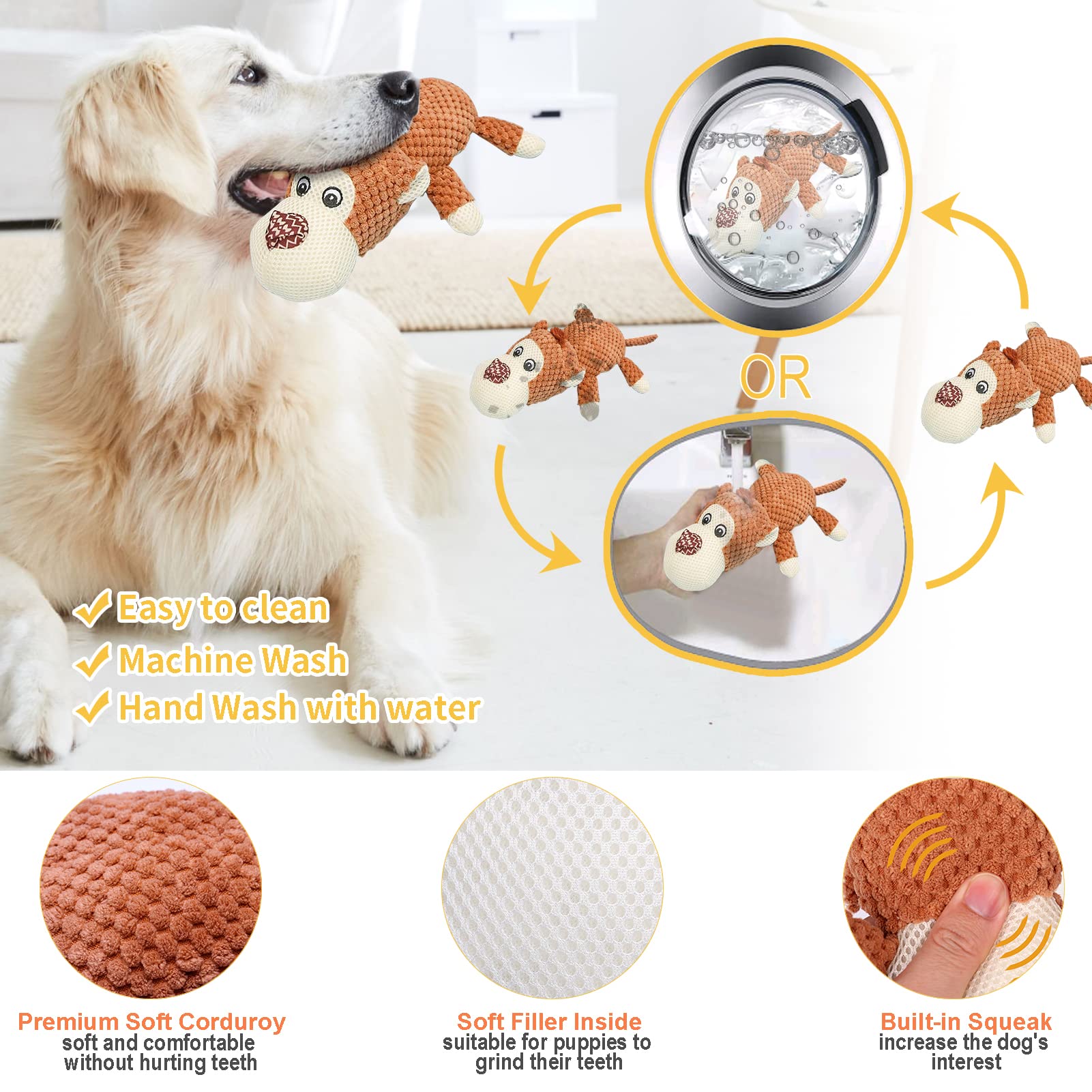 Hueso molar XLMYS para perros, diseño seguro para masticar y limpieza suave.