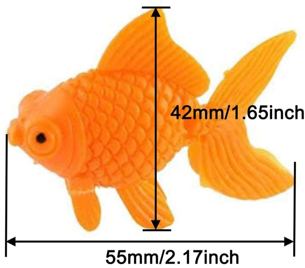 Ornamento XMHF para acuario con pez dorado, mejora la estética sin alterar el ciclo