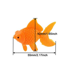 Ornamento plástico naranja XMHF para acuario