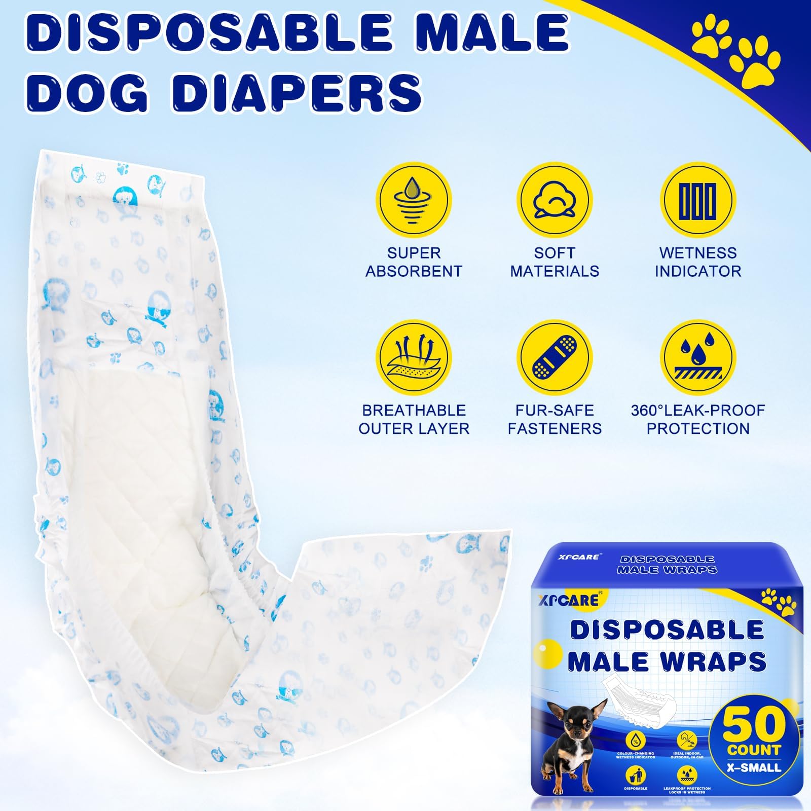 XPCARE ajuste cómodo para razas pequeñas y medianas