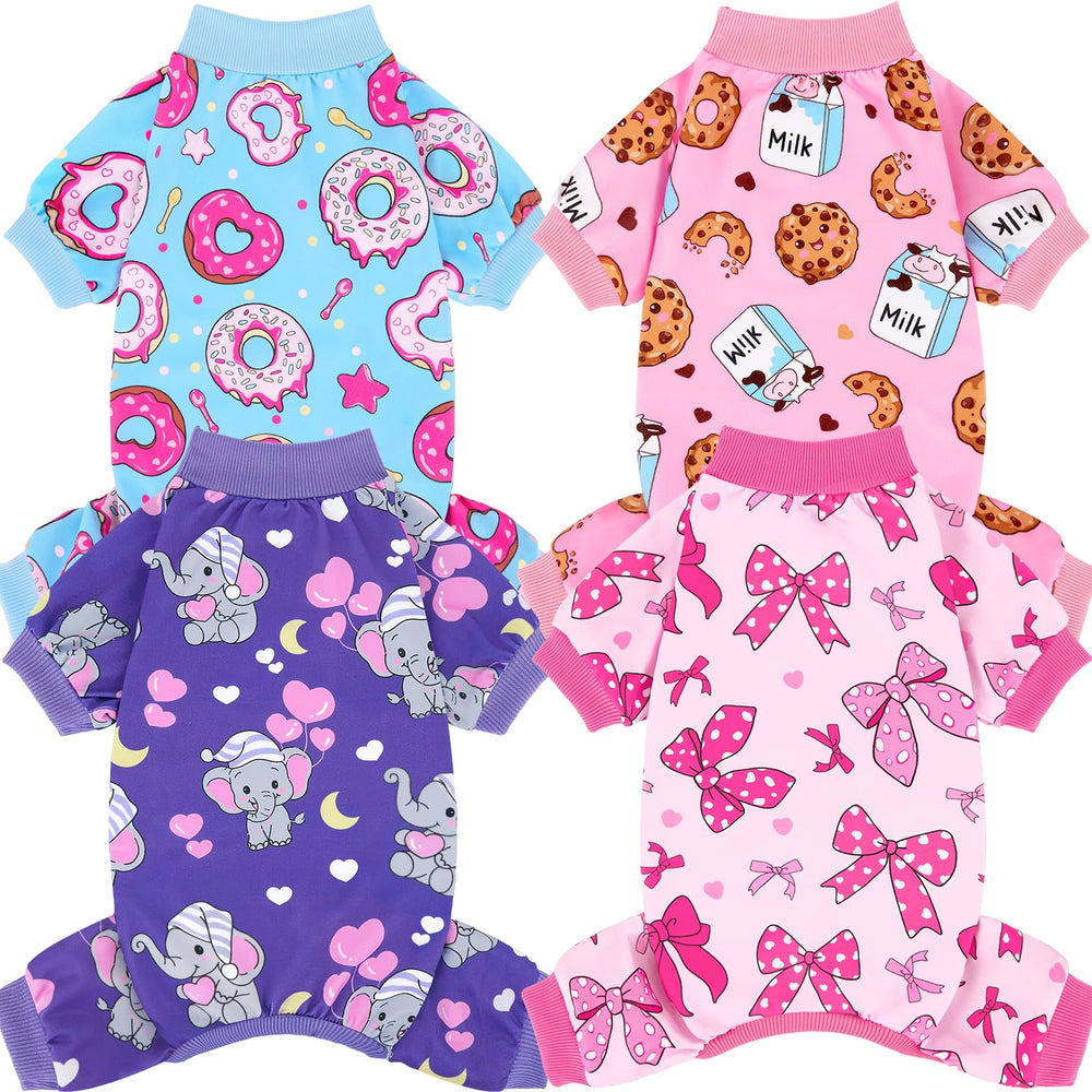XPUDAC pijamas para perros, vista frontal, cómodo para uso diario.