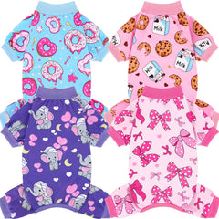 XPUDAC pijamas para perros, vista frontal, cómodo para uso diario.