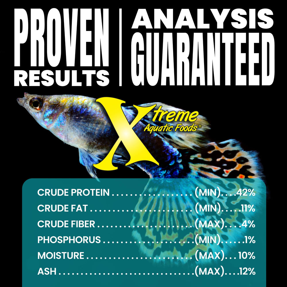 Xtreme Aquatic Foods Coloracion Vibrante: impulsa tonos naturales con una dieta variada.
