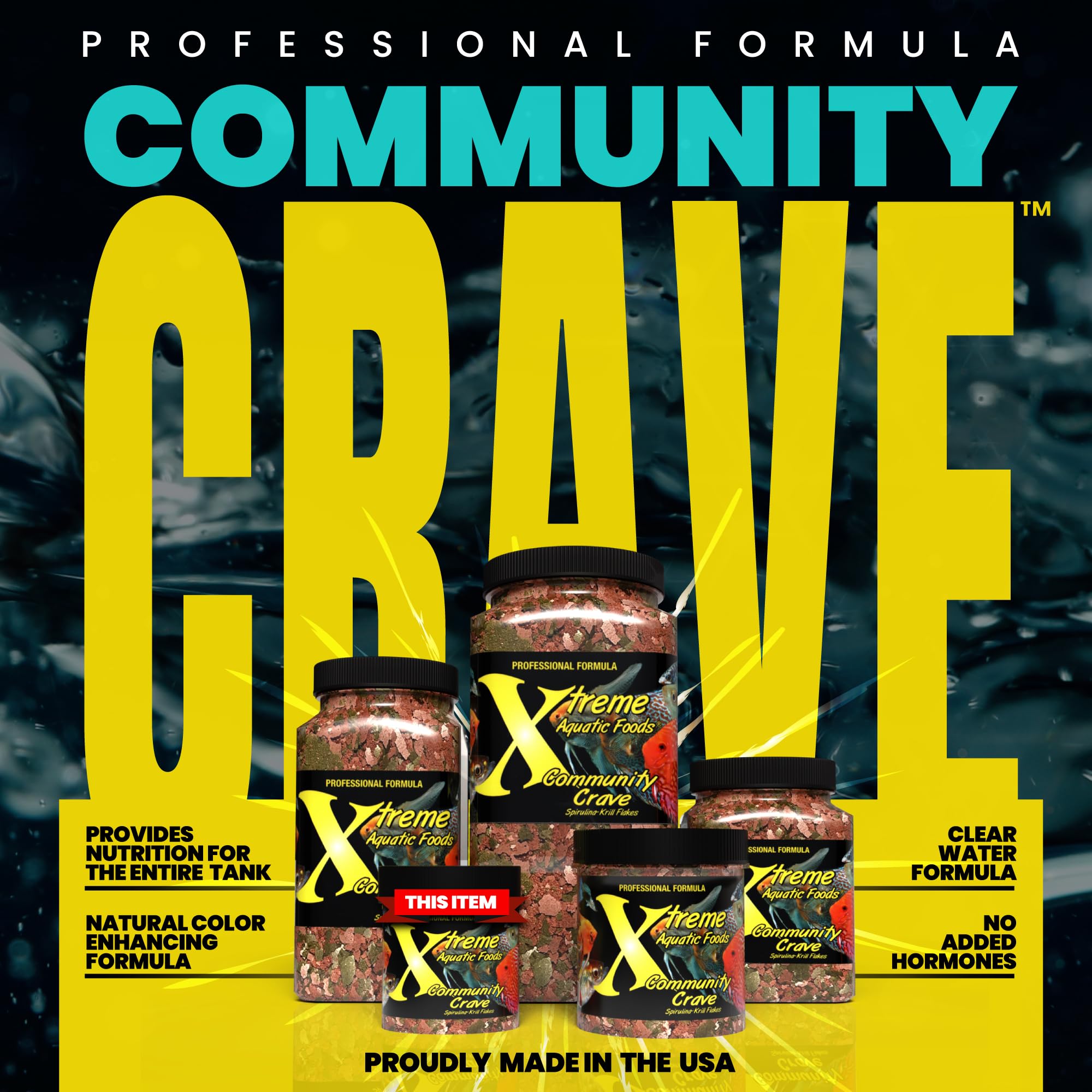 Xtreme Aquatic Foods Comunidad Crave: copos de krill para energía y salud intestinal