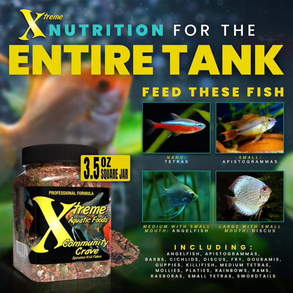 Xtreme Aquatic Foods realza colores de peces con mezcla krill-spirulina.