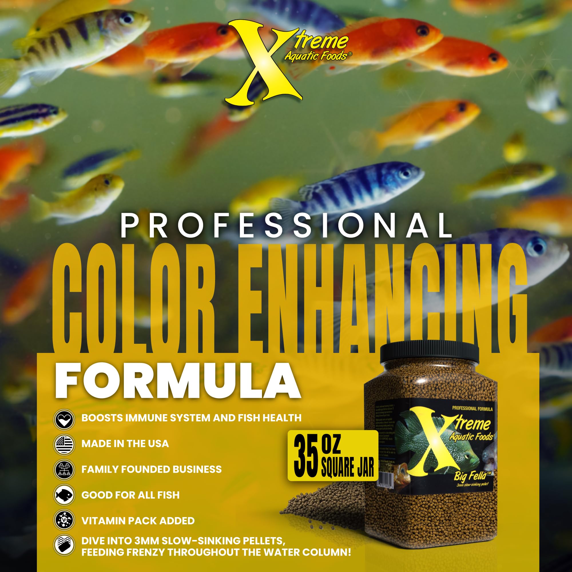 Xtreme Big Fella hecho en EE.UU. para pureza y control de calidad.