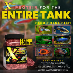 Xtreme Krill Flakes: alimento para peces con krill y gambas.